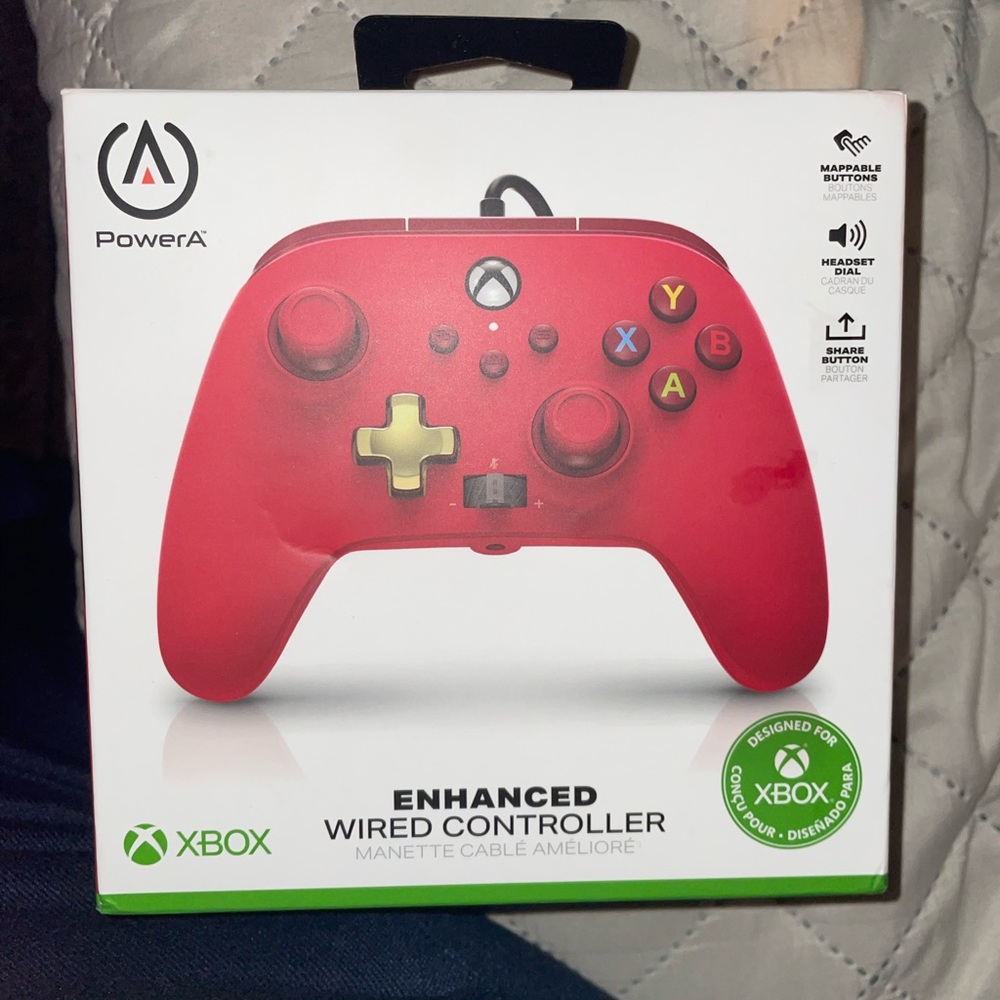 PowerA Enhanced Wired Controller for Xbox Series X|S - Red